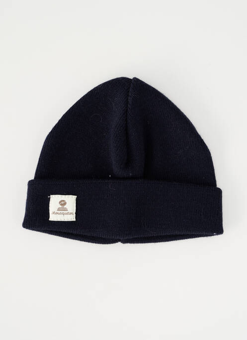 Bonnet maille fine bleu MOUSQUETON garcon