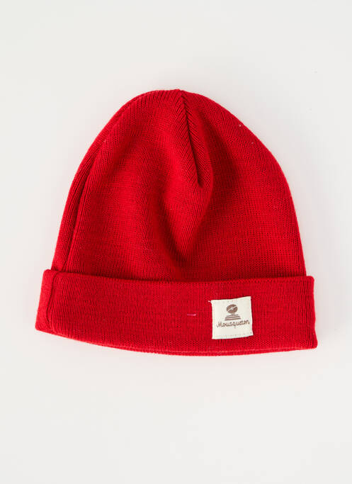 Bonnet maille fine rouge MOUSQUETON garcon
