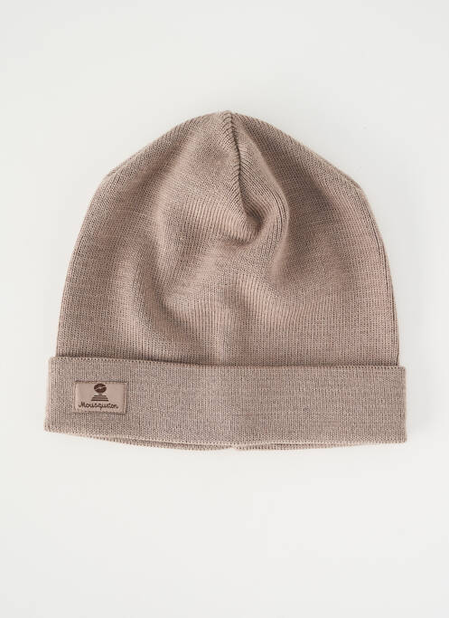 Bonnet maille fine marron MOUSQUETON garcon
