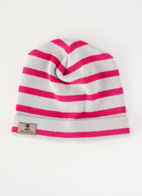 Bonnet gris MOUSQUETON fille
