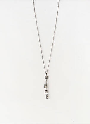 Collier matériaux métal argent KONPLOTT femme