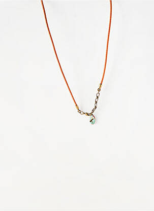 Collier ornement pierre marron NATURE BIJOUX femme