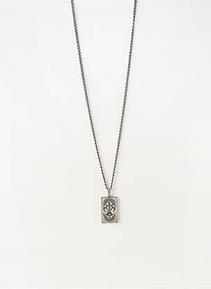 Collier matériaux métal argent KONPLOTT femme
