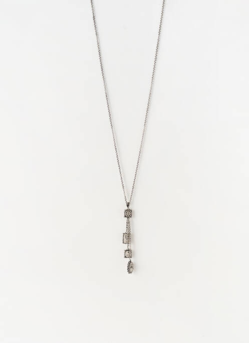 Collier matériaux métal argent KONPLOTT femme