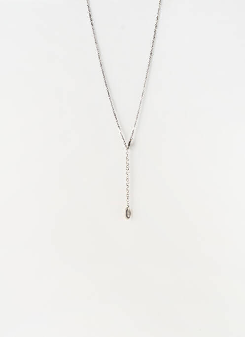 Collier matériaux métal argent KONPLOTT femme