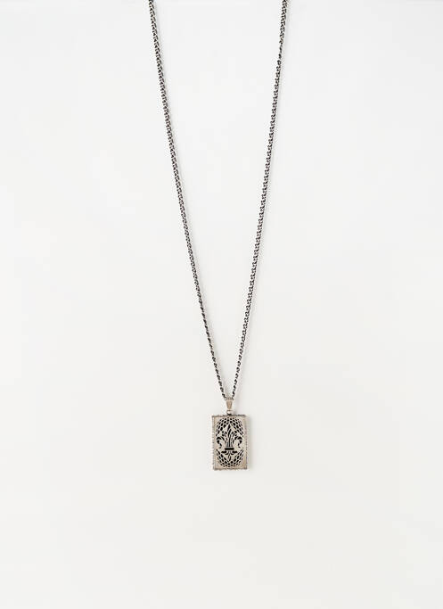 Collier matériaux métal argent KONPLOTT femme