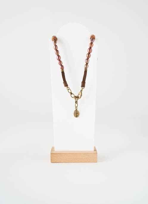 Collier marron NATURE BIJOUX femme