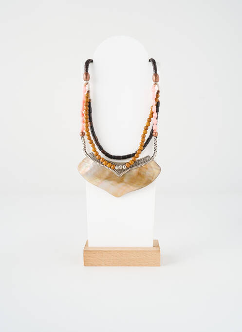 Collier marron NATURE BIJOUX femme