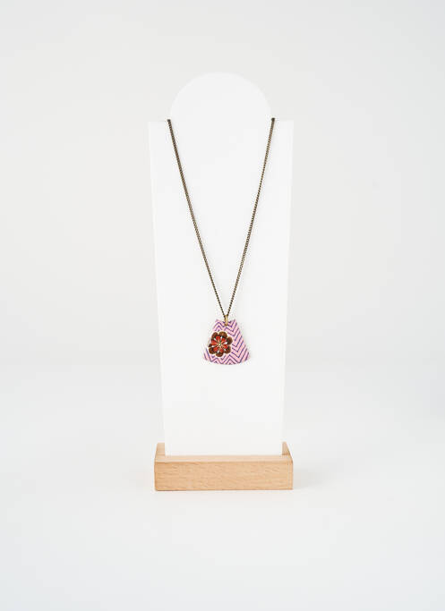 Collier rose LA FIANCEE DU MEKONG femme
