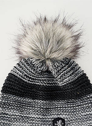 Bonnet gris BLANC BONNET homme