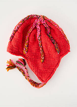 Bonnet stretch rouge SAMOMAYA femme