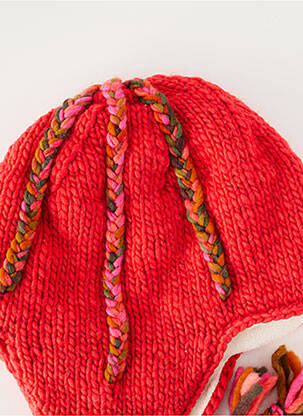Bonnet stretch rouge SAMOMAYA femme