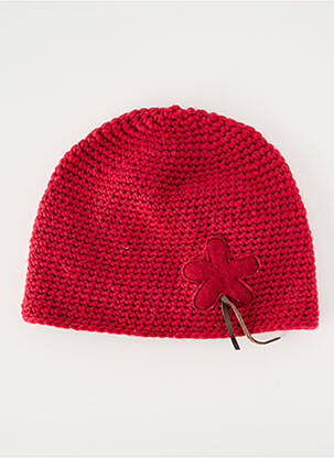 Bonnet rose SAMOMAYA femme