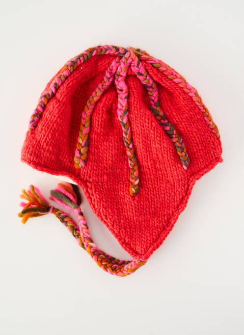 Bonnet stretch rouge SAMOMAYA femme