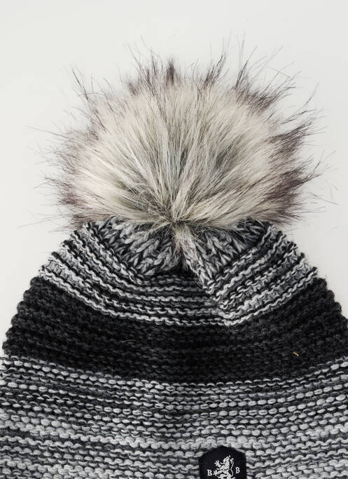 Bonnet gris BLANC BONNET homme