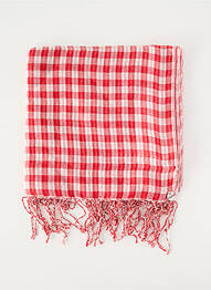 Foulard coutures renforcées rouge VDMD femme