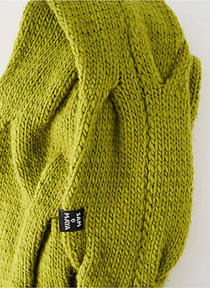 Echarpe stretch vert SAMOMAYA femme