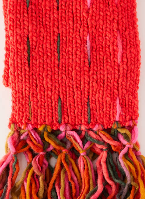 Echarpe stretch rouge SAMOMAYA femme