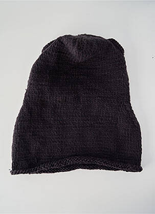Bonnet stretch gris SAMOMAYA femme