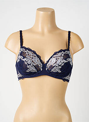 Soutien-gorge broderie haut soutien-gorge emboitant bleu WACOAL femme