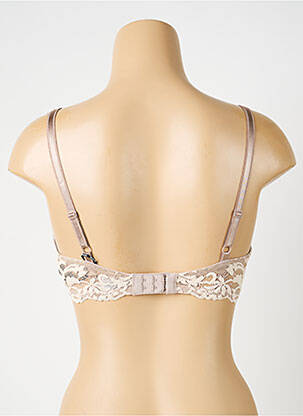 Soutien-gorge broderie haut soutien-gorge emboitant beige WACOAL femme