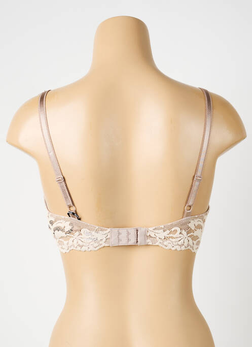 Soutien-gorge broderie haut soutien-gorge emboitant beige WACOAL femme