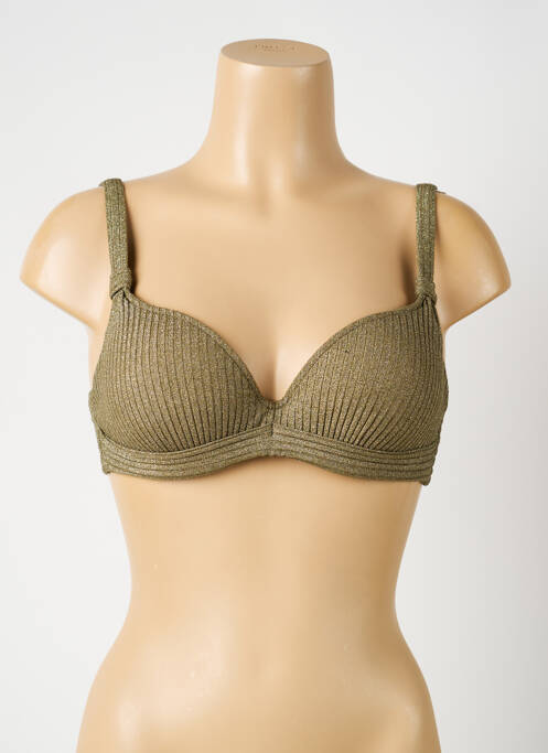 Haut de maillot de bain haut soutien-gorge moulé haut soutien-gorge moulé or MARIE JO femme