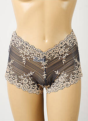 Shorty broderie gris WACOAL femme