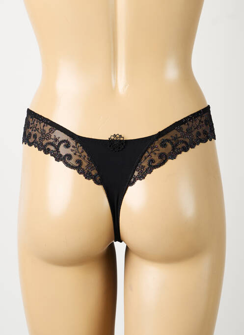 Tanga tanga noir SIMONE PERELE femme