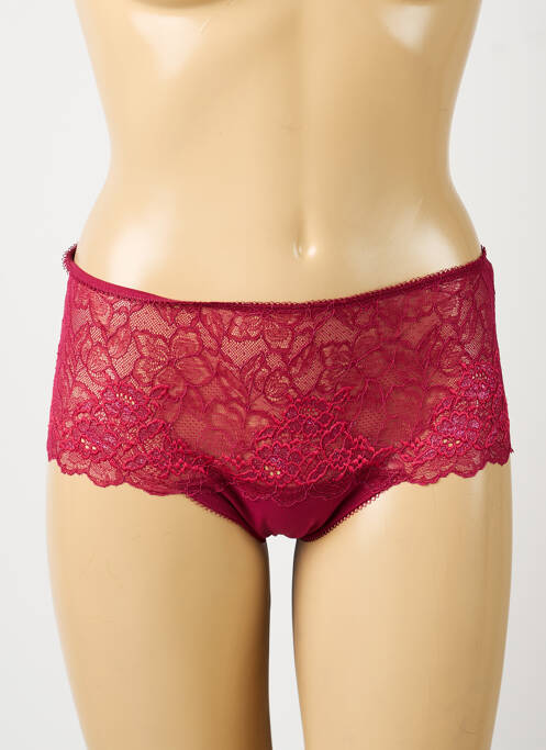 Shorty rouge WACOAL femme