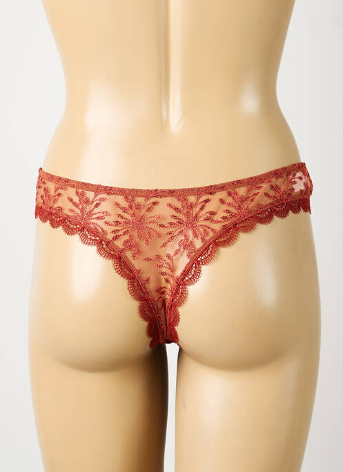 Tanga marron SIMONE PERELE femme