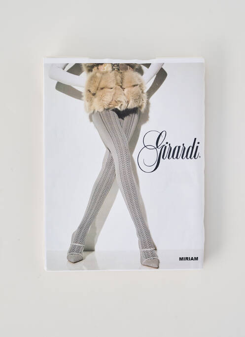 Collants gris GIRARDI femme