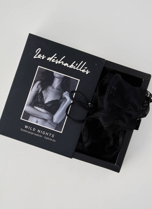 Soutien-gorge noir IMPLICITE femme