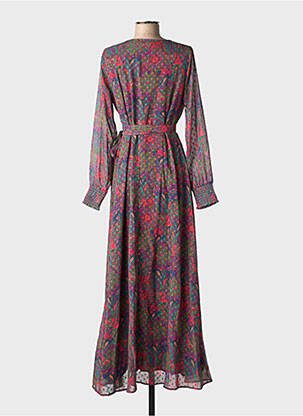 Robe longue manches longues manches longues bleu LA FIANCÉE femme