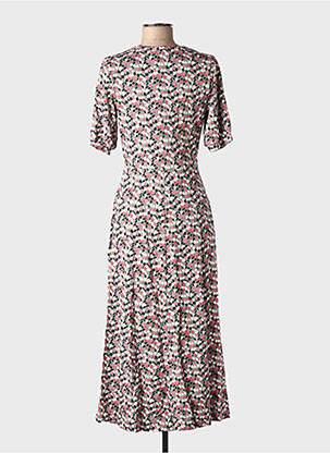 Robe longue manches courtes manches courtes vert WHITE STUFF femme