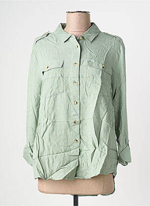 Chemisier coupe cintrée manches longues vert WHITE STUFF femme