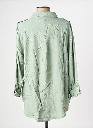 Chemisier coupe cintrée manches longues vert WHITE STUFF femme