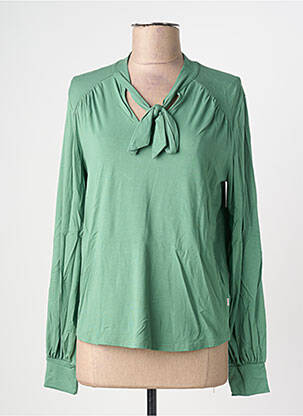 T-shirt manches longues manches longues vert BLUTSGESCHWISTER femme
