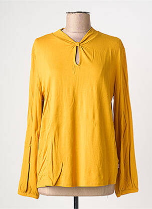 T-shirt manches longues manches longues jaune BLUTSGESCHWISTER femme