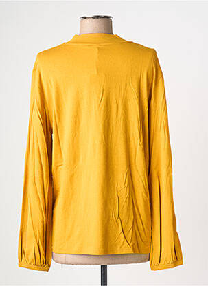 T-shirt manches longues manches longues jaune BLUTSGESCHWISTER femme