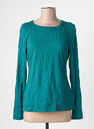 T-shirt manches longues manches longues vert BLUTSGESCHWISTER femme