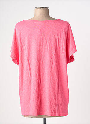 T-shirt coupe droite manches courtes rose MOUSQUETON femme