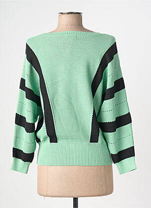 Pull stretch manches 3/4 vert KING LOUIE femme