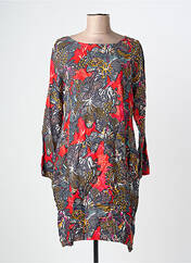 Robe mi-longue rouge KALI YOG femme seconde vue