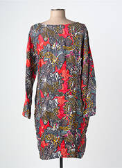 Robe mi-longue rouge KALI YOG femme seconde vue