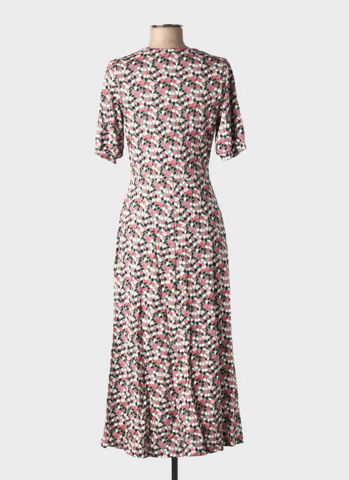 Robe longue manches courtes manches courtes vert WHITE STUFF femme