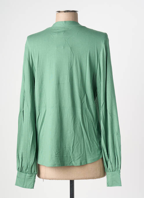T-shirt manches longues manches longues vert BLUTSGESCHWISTER femme