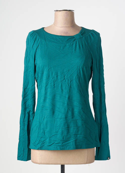T-shirt manches longues manches longues vert BLUTSGESCHWISTER femme