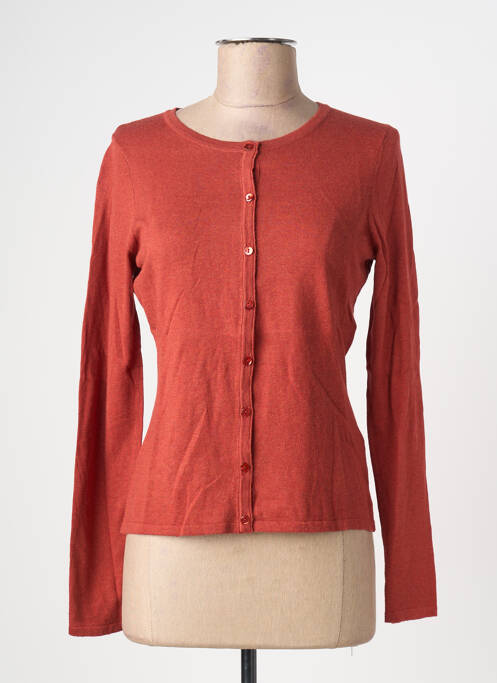 Gilet manches longues orange KING LOUIE femme