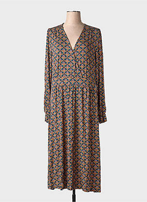 Robe longue manches longues manches longues vert KING LOUIE femme